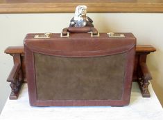 This is a rare Hartmann Presidential Style belting leather briefcase. This case was most likely marketed in the late 60s or early 70s as it is distinct from the Hartmann hard side briefcases sold in the 80s and early 90s. For a later version of a Hartmann vintage briefcase in mint unused in the box with tags condition see our other listings like this one: https://www.etsy.com/listing/664490804/mothers-day-sale-never-used-vintage-5?ref=sold_out-2&pro=1 The person that walks into the room with Vintage Briefcase, Feed Bags, Cocoa Brown, St Paddy, Early 90s, Leather Briefcase, Spring Sale, Brass Handles, Leather Pouch