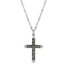 This colorful turquoise seed beaded cross pendant necklace is a beautiful spiritual reminder that you can carry with you. This colorful turquoise seed beaded cross pendant necklace is a beautiful spiritual reminder that you can carry with you. Pendant length: 1.8 in. Chain length: 16 in. with 3-in. extender Clasp: lobster-claw Metal: alloy Plating: silver tone Finish: polished Not appropriate for children 14 years old and younger. Size: One Size. Color: Blue. Gender: female. Age Group: adult. Channel Jewelry, Faith Jewelry, Porcelain Roses, Beaded Cross, Czech Crystal, Cross Earrings, Cross Pendant Necklace, Seed Bead Necklace, Adjustable Necklace