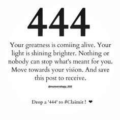 a quote that says,'your greatness is coming alive your light is shining brighter nothing