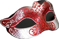 Red Eye Mask For Masquerade, Red Eye Mask As Gift, Red Eye Mask For Gift, Red Eye Mask As A Gift, Red Eye Mask For Party, Red Party Masks For Mardi Gras, Red Eye Mask For Carnival, Red Eye Masks For Party, Red Masquerade Mask For Mardi Gras