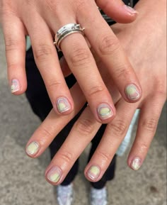 Minimal Nails Art, Manicure Nail Designs, Casual Nails, Nail Candy, Nails Only, Jelly Nails, Star Nails