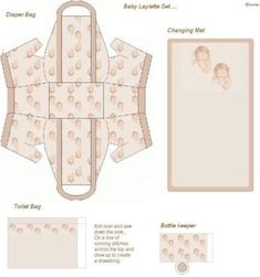 the paper doll is designed to look like an infant's diaper