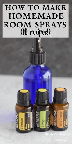 Homemade Room Spray, Room Spray Recipe, Diy Room Spray, Doterra Essential Oils Recipes, Home Spray, Room Sprays