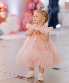 "Light pink tulle dress for baby girls and toddlers! Perfect for formal events, as flower dress, birthday party and fairy photo shoot. The dress is made of soft tulle. Little fluffy butterfly sleeves are added to complete the whole look. The bodice is decorated with elegant tulle draping. We make dresses in standard sizes and by individual measurements. If your measurements differ from those below please send us your measurements in order note. The dress will come in the same color you choose. I Pastel Flower Girl Dresses, Dusty Blue Flower Girl Dress, Dusty Blue Flower Girl, Tulle Draping, Blue Flower Girl Dress, Pink Toddler Dress, Flower Girl Dress Tulle, Blue Flower Girl, Blue Tulle Dress