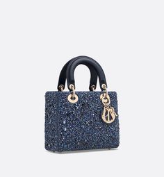 Damentaschen | DIOR DE Navy Blue Designer Bag, Blue Luxury Bag, Blue Dior Bag, Lady Dior Bag Blue, Dior Bag Blue, Miss Dior Bag, Dior Purse, Blue Dior, Beauty Dior