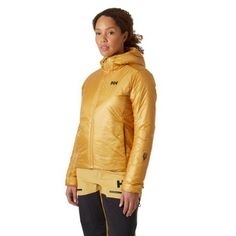 Built for alpine hiking and mountaineering  the women's Helly Hansen Odin Everdown Hooded down jacket prioritizes warmth  weight and small pack size  making it an essential for fast and light treks. Insulated Jacket Women, Winter Coat Parka, Below Zero, Best Winter Coats, Suit Jacket Dress, Ripstop Fabric, Helly Hansen, Suit Shop, Rei Co-op