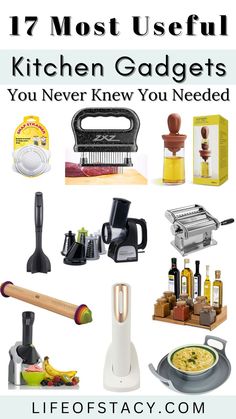 Blogger Stacy, with Life of Stacy, has compiled a list of the most useful kitchen gadgets that you probably haven’t ever seen before.  These are the gadgets that Stacy uses in her kitchen every day.  Be sure to read to the end where she also shares a few gadgets that she doesn’t recommend. Creative Kitchen Gadgets, Amazon Kitchen Must Haves, New Kitchen Gadgets, Must Have Kitchen Gadgets, Amazon Kitchen Gadgets, Must Have Gadgets, Kitchen Must Haves