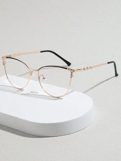 Gold Framed Glasses, Specs Frames Women, Spectacles Women