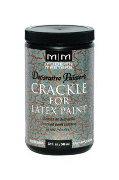 an image of a jar of crackle for latex paint