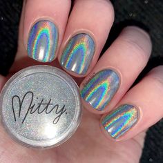 Bianka I Nailart & Swatches on Instagram: �“Hello! ❤ The last chrome powder from @mitty_burns is ‘Unicorn Poo' that’s on my nails right now! ✨🦄 It’s so amazing! Out of this world!…”