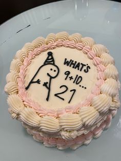 Bday Cakes For 18th Bday, Funny 20th Bday Cake, 21st Birthday Ideas Funny, Birthday Cake Ideas For 15th Birthday, Turning 21 Cake Ideas, 28 Birthday Cake Funny, Cake For 19th Birthday, Whats 9+10 21 21st Birthday Cake