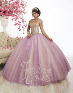 Two-Tone Tulle Quinceanera Dress by Fiesta Gowns 56344-Quinceanera Dresses-ABC Fashion Quinceñera Dresses, Debutante Ball, Tulle Balls, Pretty Quinceanera Dresses, Quince Dress, Quinceanera Dress, Ball Gown Skirt, Tulle Ball Gown, Princess Dresses