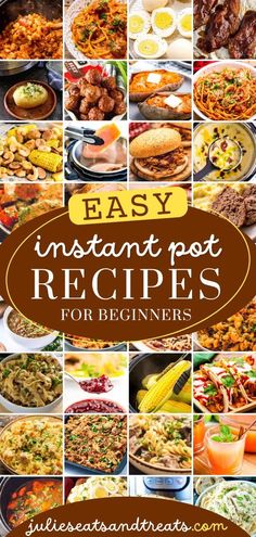 easy instant post recipes for beginners that are great to use in the kitchen or as an appetizer