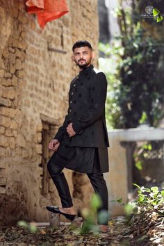 Welcome to Shiraz Saeed Our Retail Store: Rubina's Collection 2070 W Spring creek Pkwy Suite 328 Plano,TX USA 75023 Presenting Men's Black Embroidered Ayudia Prince Coat (Kindly provide your size upon checkout) Color: Black Premium Embroidered Textured (Ayudia) Fabric with exquisite Hand Embroidered Flowerling's Italian Thread Simple & Decent Metal Buttons Finest Stitch Branded Design Custom Sizes are also available. Fit Type: Regular fit Wash Care Instructions: Dry Clean Only Suitable For India Wedding, Festivals And Social Gatherings Disclaimer Due to the photographic lighting & different screen calibrations, the colors of the original product may slightly vary from the picture. Prince Coat, India Wedding, Shiraz, Social Gathering, Retail Store, Metal Buttons, Hand Embroidered, Custom Sizing, Bespoke