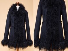 "Follow our Instagram for updates @fantasia_superstar FB: https://www.facebook.com/fantasiasuperstar We're open to reasonable offers ♡ The most beautiful Penny Lane 70s inspired mogolian tibetan sheep fur coat ⫸ Very unique style ⫸ AMAZING timeless design ⫸ Beautiful pre-loved vintage condition! Clean and without any odors. Please see the pictures. ♡ Don't hesitate to contact me if you would like to see more pictures or have any questions. ⫸ Fully lined with soft faux fur ⫸ Fabric: acrylic/polye Bohemian Long Sleeve Fur Coat For Fall, Bohemian Long Sleeve Fur Coat, Bohemian Fitted Outerwear With Faux Fur Trim, Bohemian Fitted Long Coat, Fitted Bohemian Long Coat, Fitted Long Bohemian Coat, Bohemian Fitted Fur Coat For Winter, Fitted Bohemian Fur Coat For Winter, Fitted Bohemian Outerwear For Winter