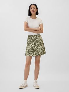 Print Tie-Waist Mini Skirt | Gap Factory Printed Ties, New Woman, Toddler Boys, Mini Skirt, Gap, Womens Skirt, Mini Skirts, Style Inspiration, My Style