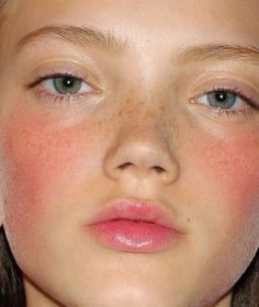 Rosy Cheeks Aesthetic, Cold Girl Makeup, Rosy Makeup, Skincare Secrets, Cheek Makeup, Natural Blush, Dewy Makeup, Glossy Makeup, Beauty Guru