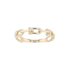 Showcase your chic sense of style with this Au Naturale 14k gold U-link ring. Showcase your chic sense of style with this Au Naturale 14k gold U-link ring. Metal: 14k gold Finish: polished Packaging: boxed Nickel free Size: 8. Color: Yellow. Gender: female. Age Group: adult. Link Ring, Linking Rings, Au Naturale, Ring Metal, Gold Finish, Free Size, Gender Female, Age Group, Sense