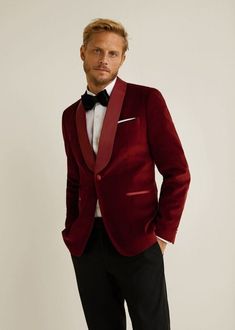 "DESCRIPTIONS: Men's Maroon Velvet Jacket Party Jacket Dinner Hosting Jacket Luxury Elegant Slim fit Comfortable Wear Wedding Jacket Fabric:- velvet  Color:- Maroon Dry Clean Recommended This may help us to send you right size for you. COMPULSARY  PLEASE MEASURE YOUR CHEST AREA, CIRCUMFRENECE AROUND THE BROADEST PART OF CHEST AND WAIST AREA WHERE YOU NORMALLY WEAR YOUR TROUSER OR 4 FINGER BELOW THE BELLY BUTTON, AND PICK YOUR SIZE ACCORDINGLY IN SIZE CHART , \"WAIST\" REFERS TO THE AREA WHERE YO Burgundy Pants Outfit, Maroon Tuxedo, Maroon Jeans, Men Fashion Classy, Burgundy Pants, Party Jackets, Grunge Dress, Wedding Jacket, Velvet Suit