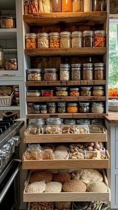 Kitchen Shelf Decor Ideas, Mini Shelves, Inside Cabinet, Mini Farmhouse, Kitchen Shelf Decor, Small Kitchen Storage, Towel Rod, Kitchen Organization Diy, Kitchen Cabinet Remodel