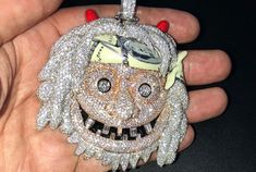 Face Chains, Dope Cartoons, Halloween 3d, Face Pendant, Blue Face, Fashion Suits For Men