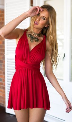 Heartache Dress (Red) Date Dress, Happy Dresses, Multi Way Dress, The Perfect Date, Diy Vetement, Date Dresses, Perfect Date, Online Fashion Boutique, Black Prom Dresses