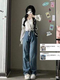 Korean Outfit Street Styles, Korean Casual Outfits, Swaggy Outfits, 가을 패션, Kpop Outfits, Teen Fashion Outfits