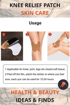 Knee Relief Patch by Mounteen. Living with knee pain can be debilitating, impacting your daily activities and quality of life. Worldwide shipping. Visit to learn more or save to your board for later! Health & Beauty, Personal Care, Cosmetics, Skin Care