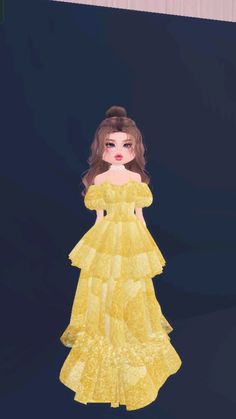 Theme: Princess/yellow  Belle Dress To Impress Yellow Theme, Belle Dress To Impress, Yellow Dress To Impress, Yellow Theme, Diamond Dress, Dti Outfits, Theme Dress, Belle Dress, Combo Dress