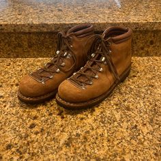 These High Quality Vintage Boots Are In Very Good Used Condition. Size Is Hard To Read But They Measure Like A Women’s 9, Men’s 7.5. Measurements And Tag Info Provided On Photos. Made In Germany. Smoke Free Pet Friendly Home. Measurements And Tag Info Provided On Photos. I Love To Make Bundles So Please Be Sure To Check Out My Closet! 25% Off 2 Or More Items! Bundles Must Come In Under 5lbs Including The Box. Thank You! Suede Boots For Adventure With Round Toe, Adventure Boots With Laces And Round Toe, Laced Round Toe Boots For Adventure, Lace-up Hiking Boots With Leather Sole, Lace-up Round Toe Boots For Adventure, Hiking Boots With Round Toe And Laces, Hiking Boots With Laces And Round Toe, Round Toe Hiking Boots With Laces, Vibram Sole Hiking Boots With Closed Toe