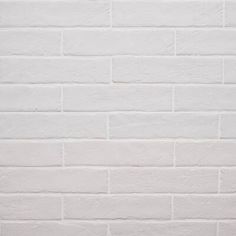 a white brick wall with no mortars