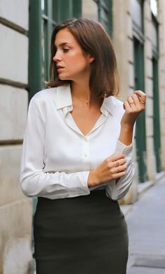 Monaco Silk Blouse - 100% Silk Button-Up Shirt | Ravella Luxury Silkwear Silk Shirt With Lapel Collar For Work, Elegant Silk Button-up Top, Silk V-neck Shirt For Office, Elegant Blouse With Lapel Collar For Business Casual, Silk Shirt With Lapel Collar For Office, Timeless Silk Shirt For Office, Elegant Silk Button-up Shirt, Elegant Silk Tops With Lapel Collar, Timeless Office Blouse With Lapel Collar