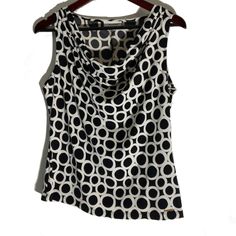 Calvin Klein Nwt’s Sleeveless Draped Neckline Black White Polka Dot Blouse Size Medium. Blouse Is Nwt’s And Never Worn. Please View All Pictures For Best Item Description & Condition. Bundles Do Receive The Best Deal (3+ Item Bundles Receive An Automatic 25% Discount) And Offers & Negotiations Are Certainly Welcome. Casual Polka Dot Tank Top, Fitted Polka Dot Tank Top, Calvin Klein Fitted Sleeveless Tank Top, Fitted Polka Dot Casual Tank Top, Fitted White Calvin Klein Tops, Fitted Calvin Klein Tops, Casual Polka Dot Sleeveless Top, Fitted Polka Dot Sleeveless Top, Fitted Polka Dot Sleeveless Blouse