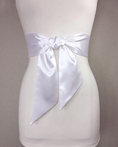 Pure White Satin Sash, White Sash Belt, White Wedding Dress Sash, White Sash Belt, White Satin Bridesmaid Sash, Flower Girl Sash Satin Swank by SatinSwank on Etsy https://www.etsy.com/listing/494375943/pure-white-satin-sash-white-sash-belt Satin Sash With Bow For Bridesmaids, Bridesmaid Sash With Satin Bow, Fitted Satin Bow Sash For Bridesmaids, Wedding Satin Tie Back Sash, Bridesmaid Satin Sash With Satin Bow, Bridesmaid Satin Sash With Bow, Adjustable Ribbon Wedding Sashes, White Adjustable Wedding Sashes, White Ribbon Bridal Belt For Party