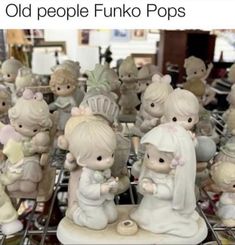 a bunch of figurines that are sitting on a table