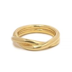 This stacking band ring features an loose knot double band. Band Width 0.15in(4.7mm) Size 6.5 #R126-G Classic 14k Gold Double Band, Tarnish-resistant Gold Double Band Jewelry, Minimalist 14k Gold Double Band Jewelry, Timeless 14k Gold Double Band Ring, Gold Tarnish-resistant Double Band Rings, Knots Jewelry, Jewelry Gift Guide, Double Band Rings, Stackable Rings Silver