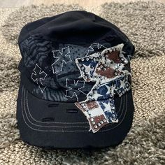 Nwot Boutique Purchased Ball Cap/Hat. Black With Grays, Whites, Burgundies And Blues With Some Bling. Super Cute With Adjustable Strap. Short Bill. Bundle And Save On My Items. Black Distressed Visor Hat, Black Distressed Hat One Size, Black Distressed Hat One Size Fits Most, Black Distressed Cotton Hat, Distressed Black Cotton Hat, Black Cotton Hat, Diy Things, Ball Cap, Caps Hats