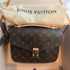 Louis Vuitton Pochette Mtis Bag; Worn Only Once That Too For 5 Mins; Excellent Condition - No Wear Or Tear And Just Like A Brand New One Crossbody Bags With Branded Hardware In Monogram Canvas, Designer Monogram Canvas Flap Bag, Flap Bag With Removable Pouch In Monogram Canvas, Flap Bag In Monogram Canvas With Branded Hardware, Monogram Canvas Flap Bag For Daily Use, Flap Bags In Monogram Canvas With Branded Hardware, Monogram Canvas Bag With Branded Hardware And Flap Shape, Daily Use Monogram Canvas Flap Bag, Monogram Canvas Flap Bag With Removable Pouch