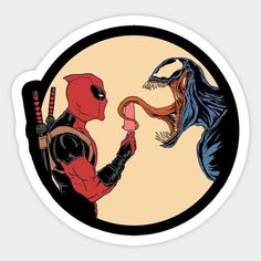 Laptop Stickers Ideas, Venom Sticker, Agent Venom, Venom Spiderman, Deadpool Art, Sticker Design Inspiration, Bike Stickers, Anime Printables, Iphone Case Stickers