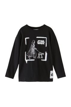 Round Neck Long Sleeve T-Shirt. Front And Back Print Of Star Wars™ © Disney. Label Appliqué. T Shirt Front And Back, Disney T Shirt, Round Neck Sweatshirts, Disney Tshirts, Disney Star Wars, Embroidered Sweatshirts, Embroidery Details, Long Sleeve T Shirt, Access Denied