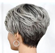 Bob Ideas, Short Silver Hair, Pixie Hair, Short Hairstyles For Thick Hair, Edgy Short Hair, Short Hair Over 60, Short Hair Haircuts