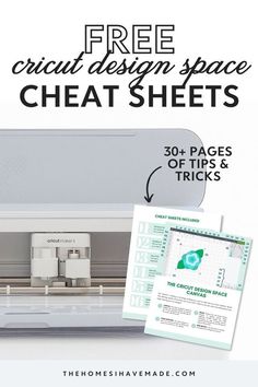 the free cricut design space heat sheets