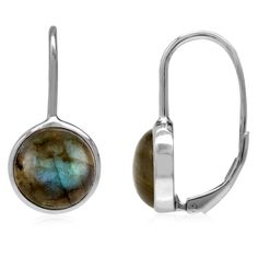 PRICES MAY VARY. Silvershake 10mm Labradorite White Gold Plated 925 Sterling Silver Leverback Earrings Sterling Silver Jewelry With Lever Back For Formal Occasions, Formal Sterling Silver Jewelry With Lever Back, Silver Lever Back Jewelry As Gift, Silver Lever Back Jewelry Gift, Silver Lever Back Jewelry For Gift, Adjustable Silver Jewelry With Lever Back, Classic Sterling Silver Jewelry With Lever Back, Silver Round Earrings With Lever Back, Silver Round Lever Back Earrings