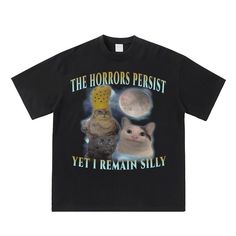 Customized Shirts Ideas, Funny T-shirts, Silly Tshirts, Silly Shirts, Goofy Shirt, Meme Chat, Funny Cat Meme, Horror Shirts, I Funny