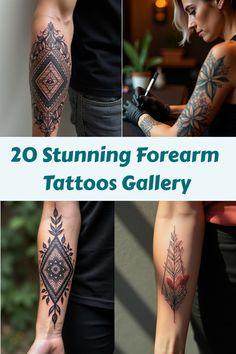 20 Stunning Forearm Tattoos Gallery Elbow To Forearm Tattoo, Minimalist Tattoo Sleeve, Meaningful Symbol Tattoos, Meaningful Symbols