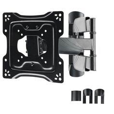 an image of a tv wall mount with three pieces of black plastic on the side