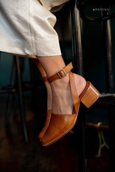 view from calf down, cream satin pants, caramel colored ankle-wrap mules Shoes Storage Ideas, Dress Shoes Outfit, Diy Date Night, February Outfits, Valentines Basket, Portland Leather Goods, Shoe Trends