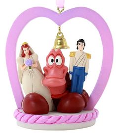 Sebastian with Ariel and Eric wedding cake arch topper Disney sketchbook ornament (2020) Sebastian Little Mermaid, Disney Princess Engagement Rings, Disney Wedding Cake Toppers, Little Mermaid Cake Topper, Ariel Eric, Ariel Wedding, Character Nails