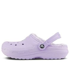 Crocs Classic Lined Clogs 'Lavender' 203591-50P Lilac Crocs, Lavender Fuzzy Crocs, Light Blue Platform Crocs, Crocs Classic Lined Clog, Mineral Blue Crocs, Fashion Performance, Stylish Sneakers, Your Perfect, Perfect Pair