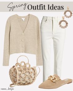 Walmart Outfits, Mode Casual, Ribbed Cardigan, Neutral Outfit, Casual Chic Outfit, Co Ord, Work Casual, Outfits Casuales, Summer Wardrobe